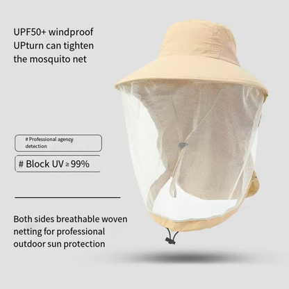 LITEGUEST Mosquito-Proof Fishing Hat – Full Coverage &amp; UPF50+