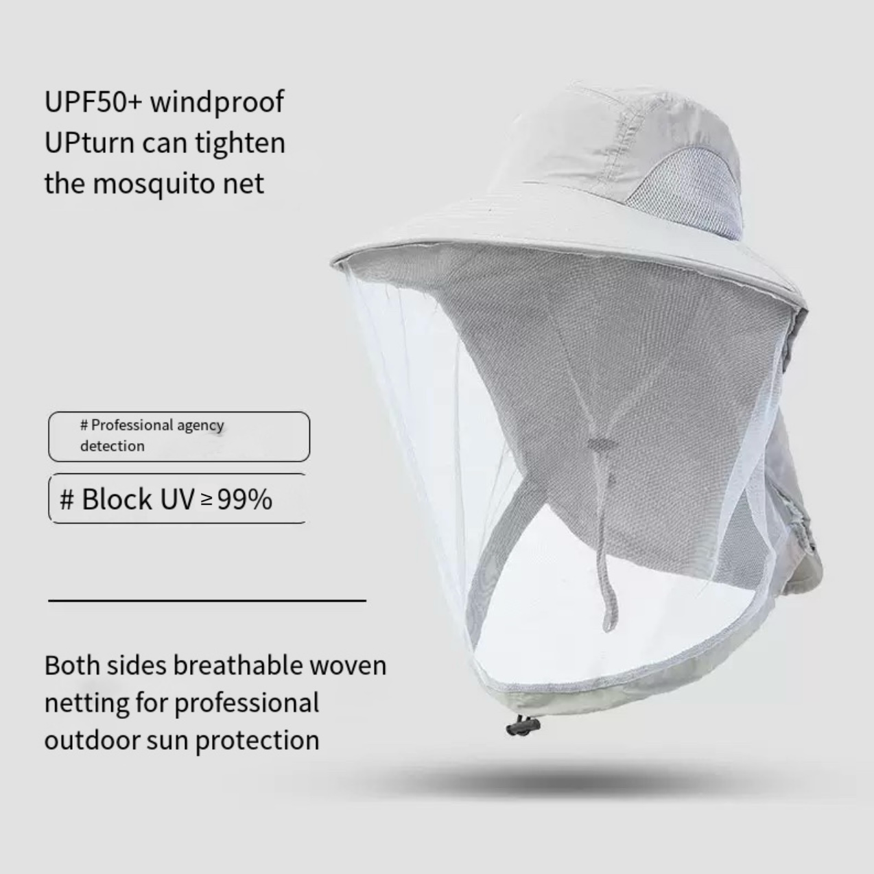 LITEGUEST Mosquito-Proof Fishing Hat – Full Coverage &amp; UPF50+