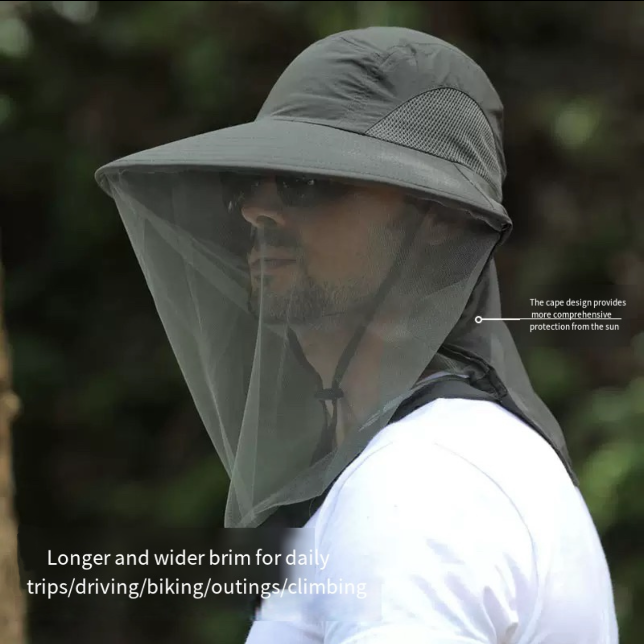 LITEGUEST Mosquito-Proof Fishing Hat – Full Coverage &amp; UPF50+