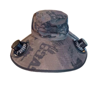 LITEGUEST Solar Cooling Hat with Dual Fans &amp; UPF50+ Sun Protection
