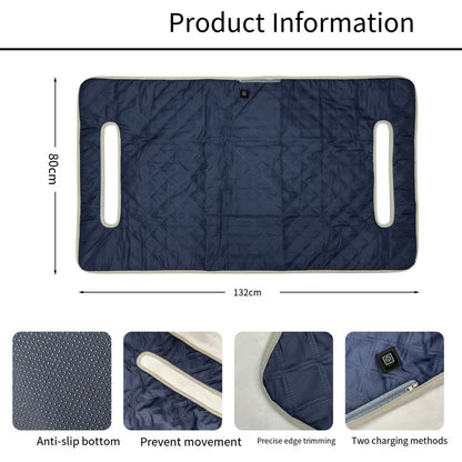 LITEGUEST Heated Golf Cart Seat Cushion | USB Heated Golf Seat Pad