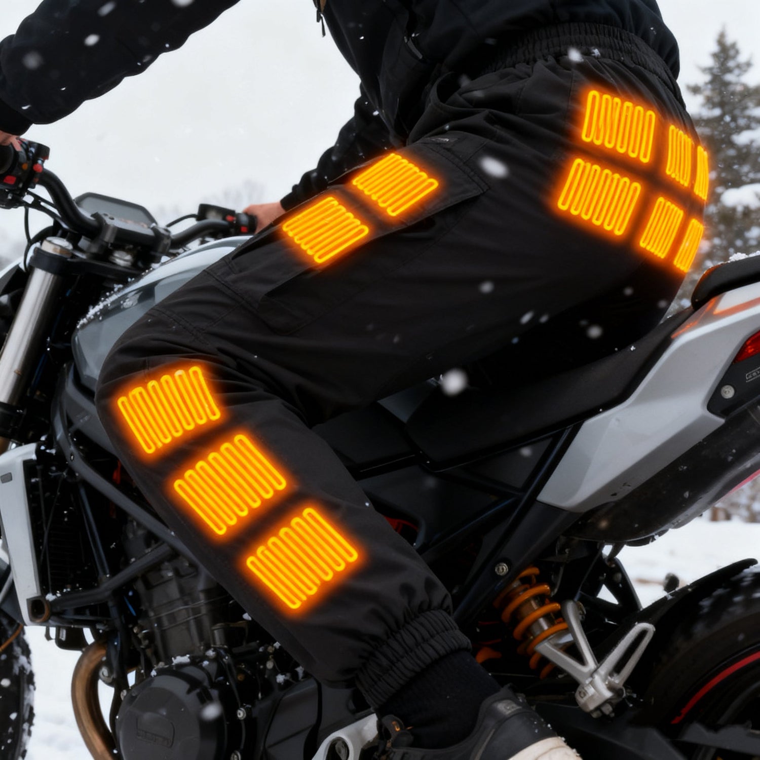 LITEGUEST 18-Zone Heated Pants for Extreme Cold Riding &amp; Skiing