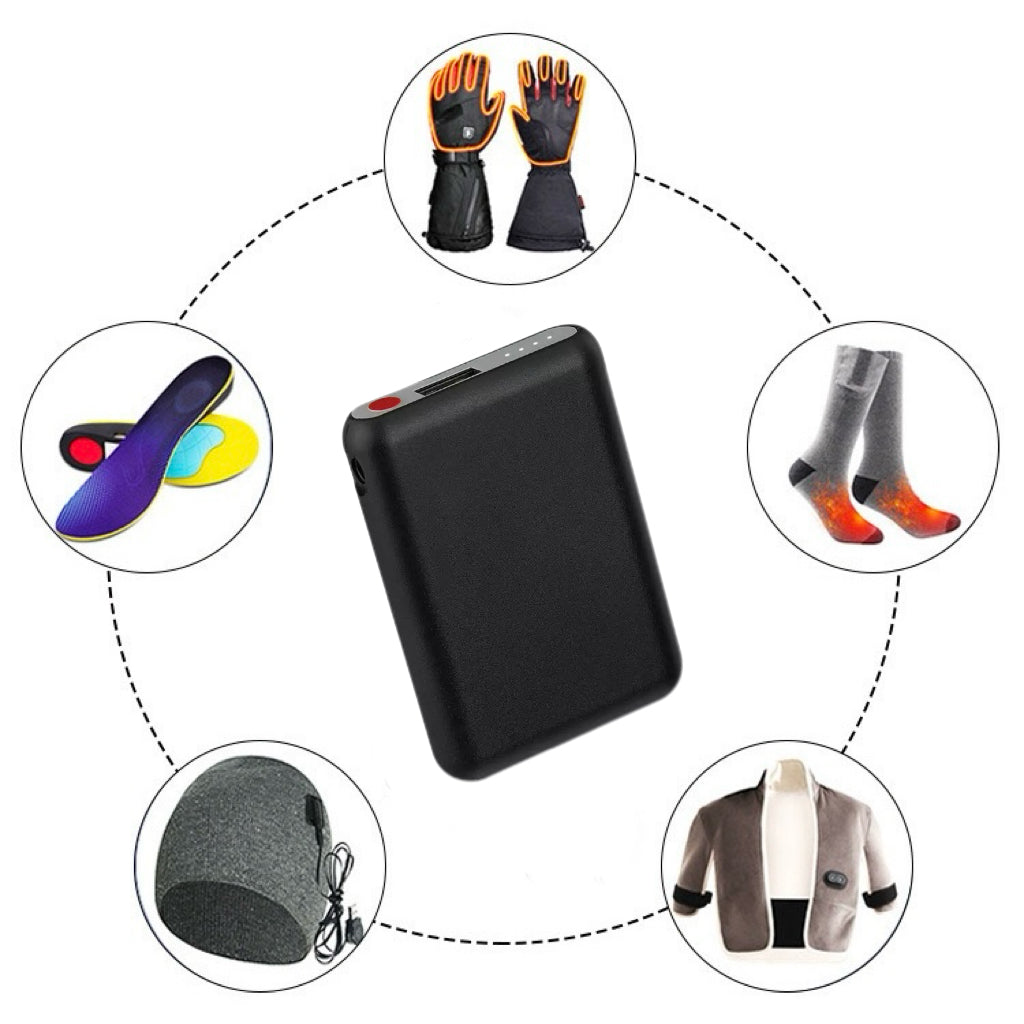 LITEGUEST Mini 5000mAh Power Bank Set with 3 Heat Levels &amp; App Control