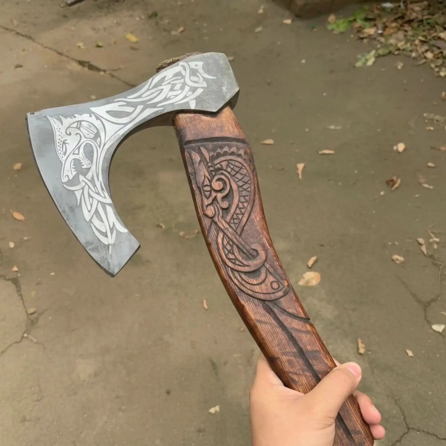 Skeggox Style Viking Bearded Axe Hand Forged | Outdoor Utility Tool