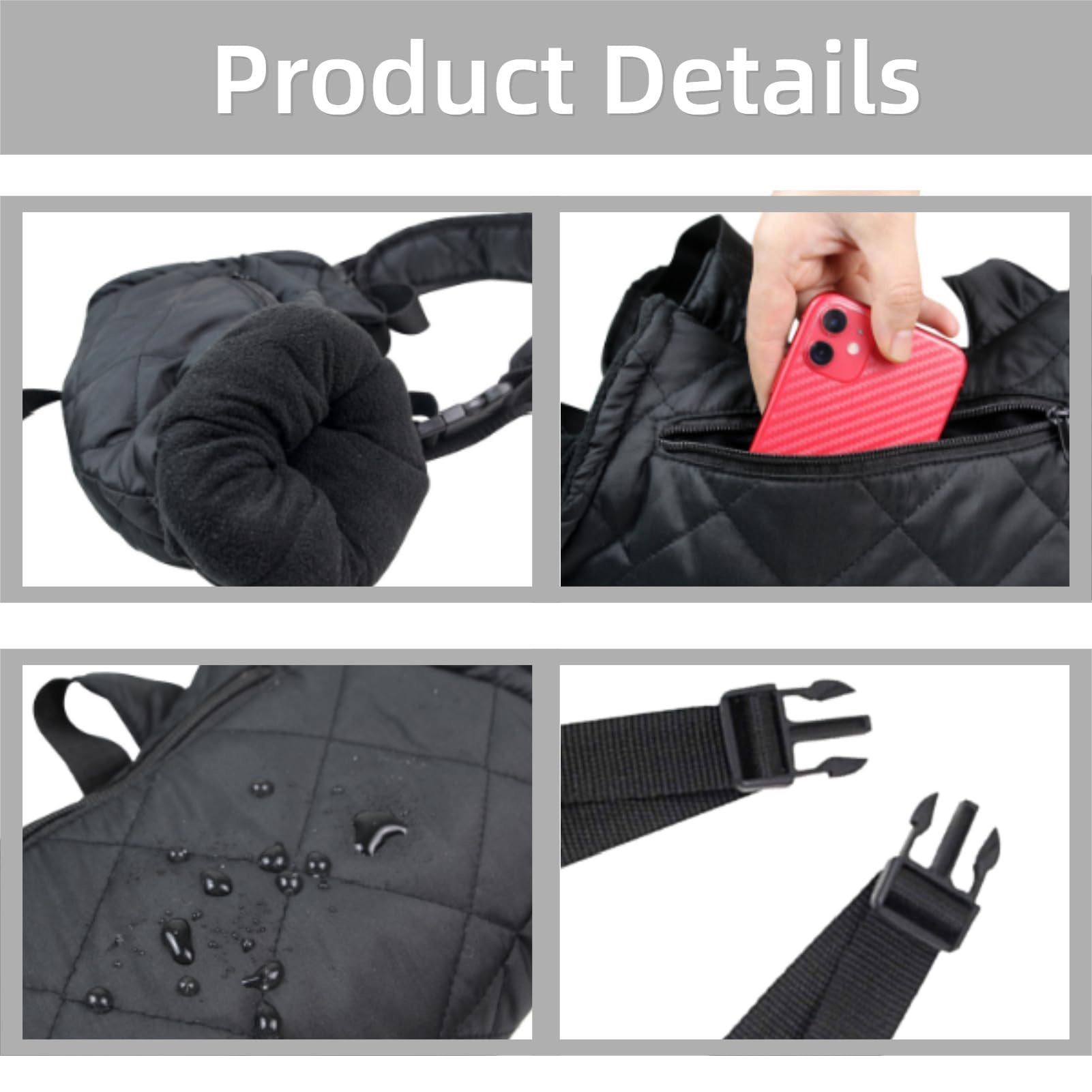 LITEGUEST USB Heated Hand Muff – Winter Outdoor Hand Warmers