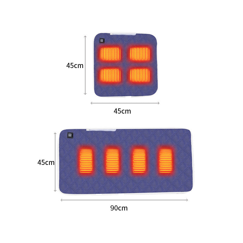 LITEGUEST Heated Seat Cushion Portable &amp; USB - Stay Warm Anywhere