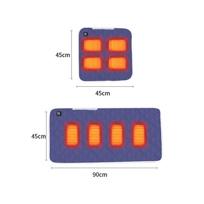 LITEGUEST Heated Seat Cushion Portable &amp; USB - Stay Warm Anywhere