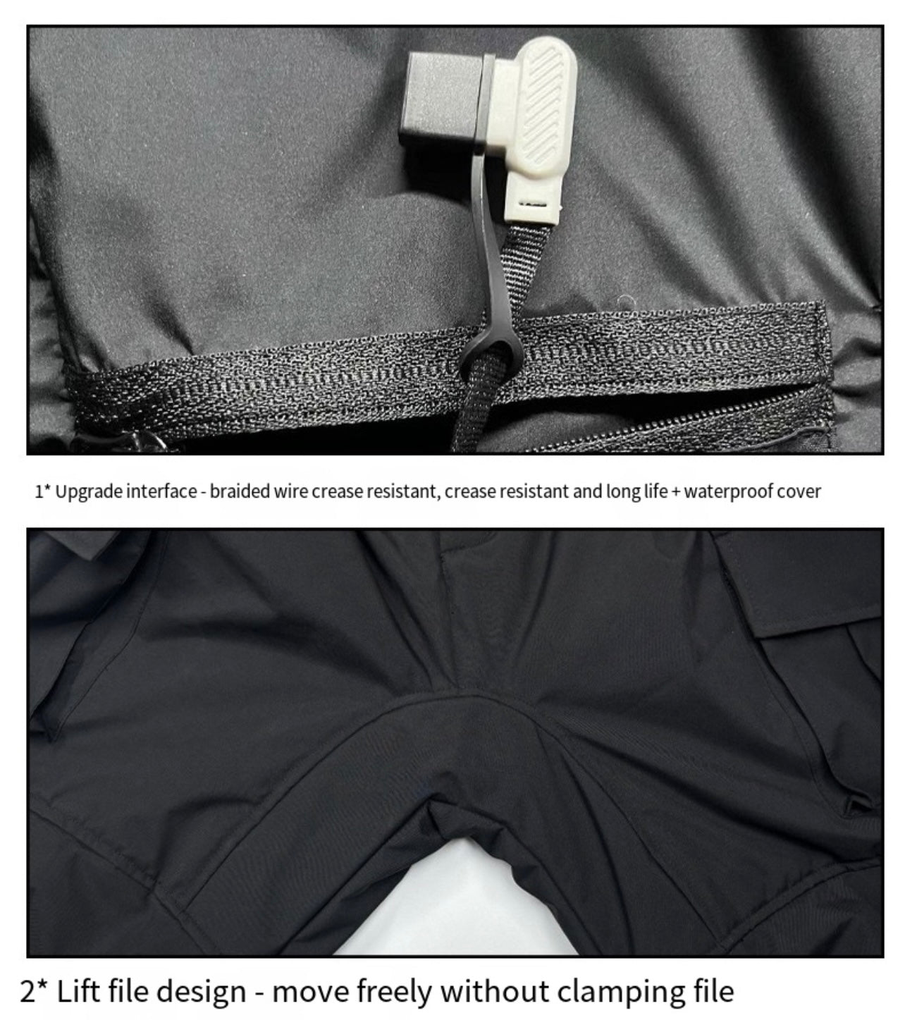 LITEGUEST 18-Zone Heated Pants for Extreme Cold Riding &amp; Skiing