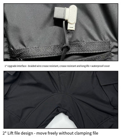 LITEGUEST 18-Zone Heated Pants for Extreme Cold Riding &amp; Skiing