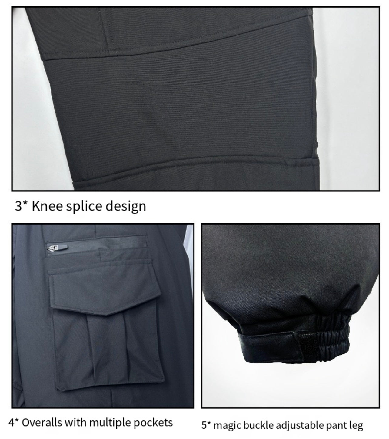 LITEGUEST 18-Zone Heated Pants for Extreme Cold Riding &amp; Skiing