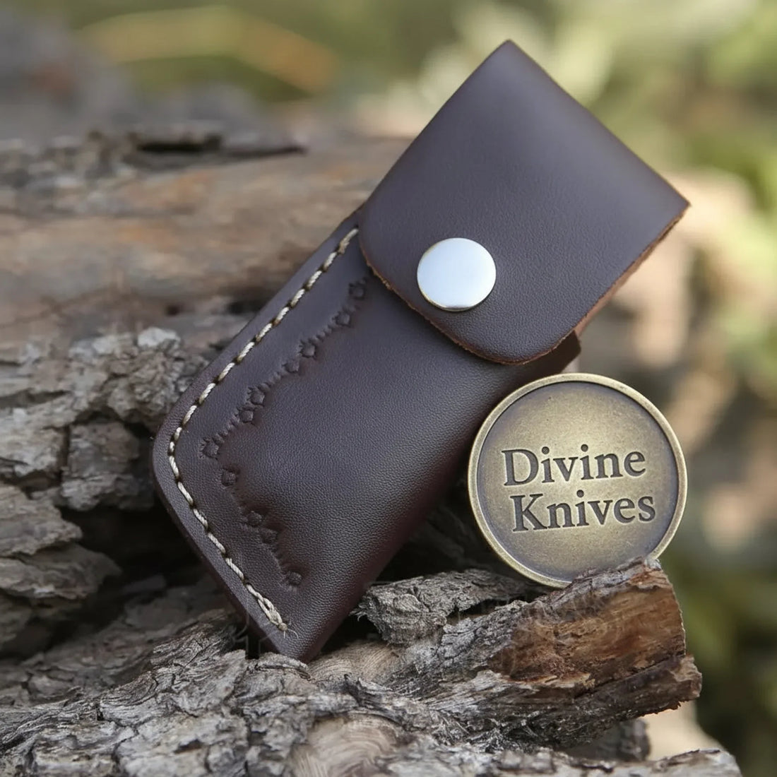 Damascus Folding Knife with Rosewood Handle and Steel Bolster