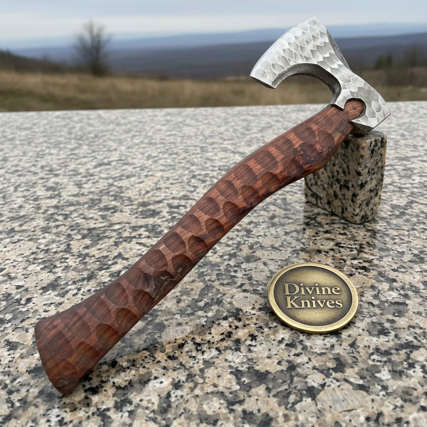 Timber Dragon Carbon Steel Axe — Hand-Forged Hatchet