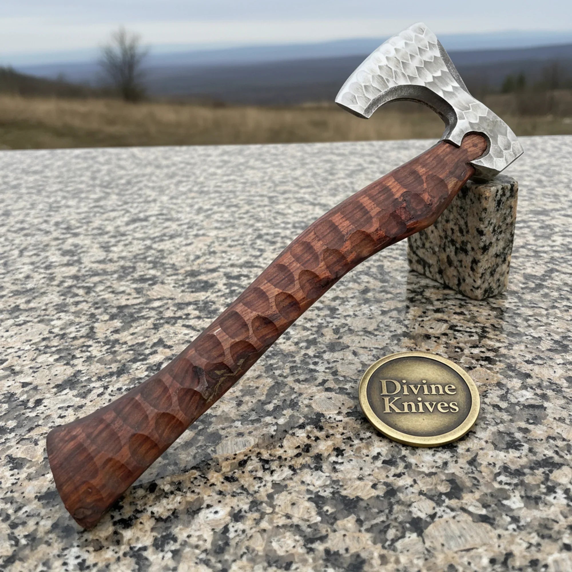 Timber Dragon Carbon Steel Axe — Hand-Forged Hatchet