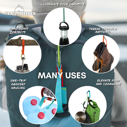 Trail Tether: Hiking-Rated Pacifier Clip and Multi-Use Strap
