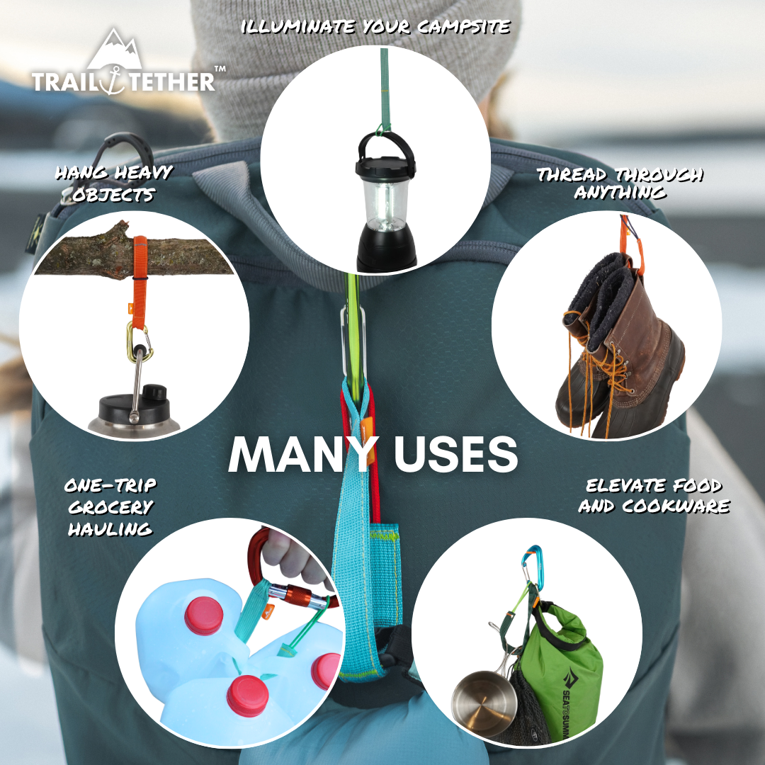 Trail Tether: Hiking-Rated Pacifier Clip and Multi-Use Strap