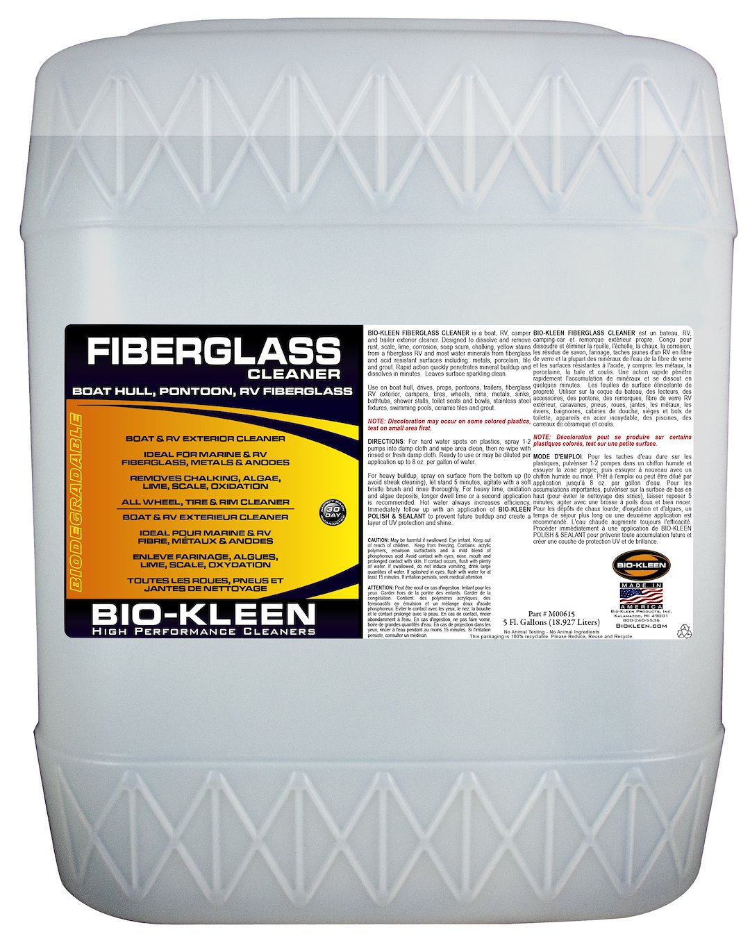 FIBERGLASS CLEANER 5 GAL