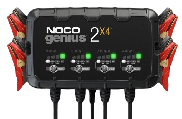 8A 4-BANK BATTERY CHARGER