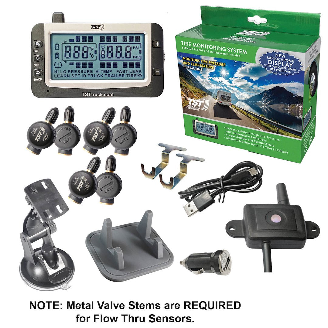 507 TPMS 6 F-T SNSR W/REP BATT/REP