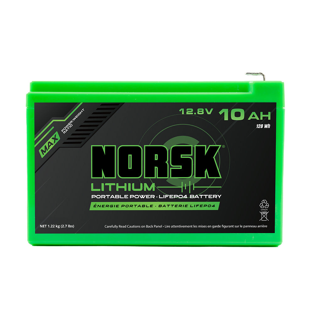 12.8V-10AH-LIFEPO4-SONAR W/CHARGER