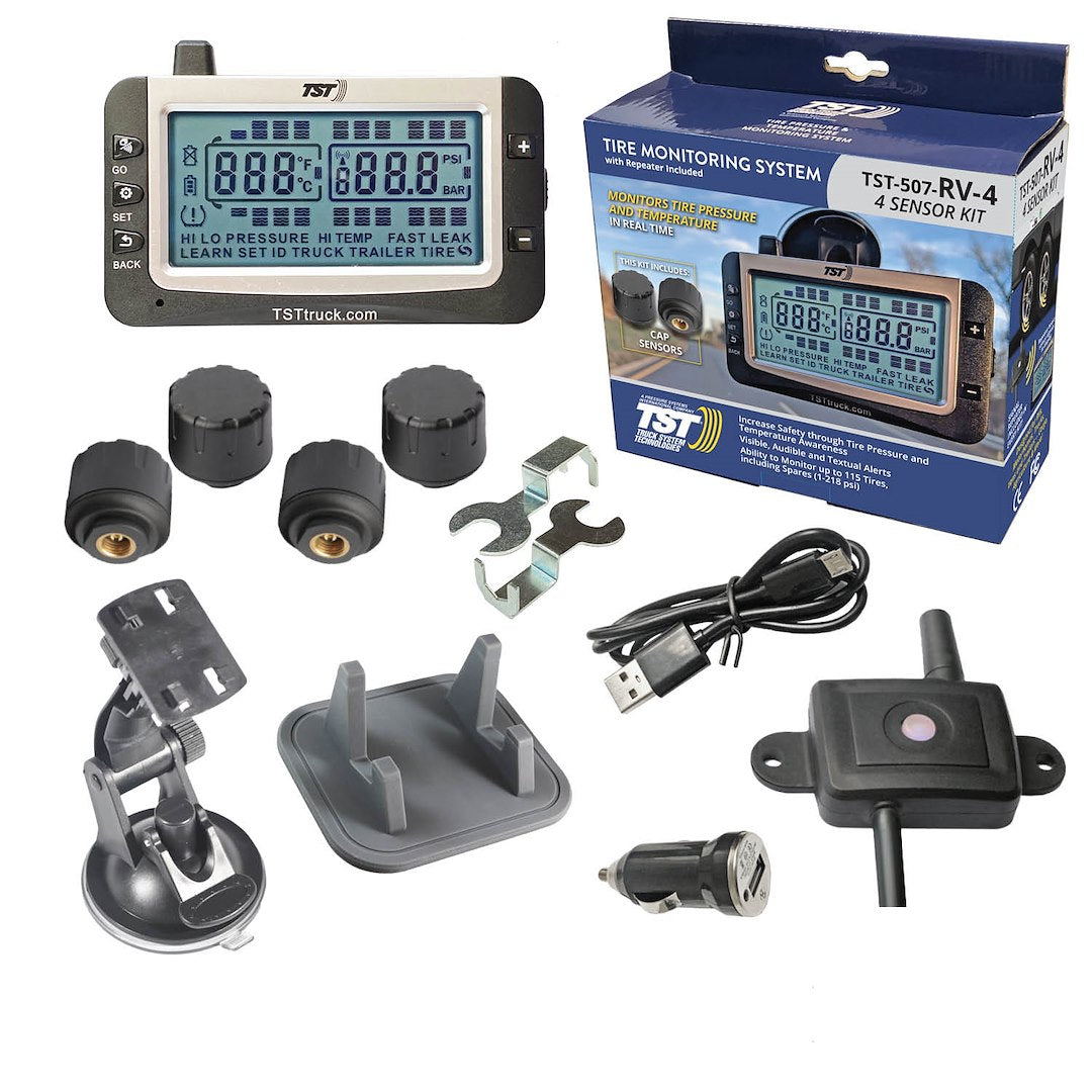 507 TPMS W/4 TIRE SNSR/REP BATT/REP