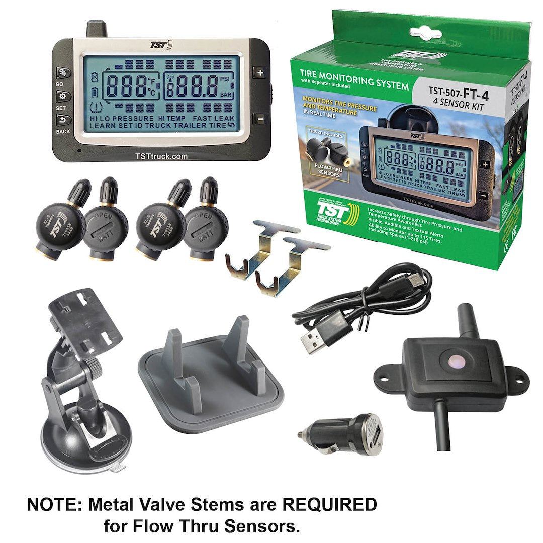 507 TPMS 4 F-T SNSR W/REP BATT/REP