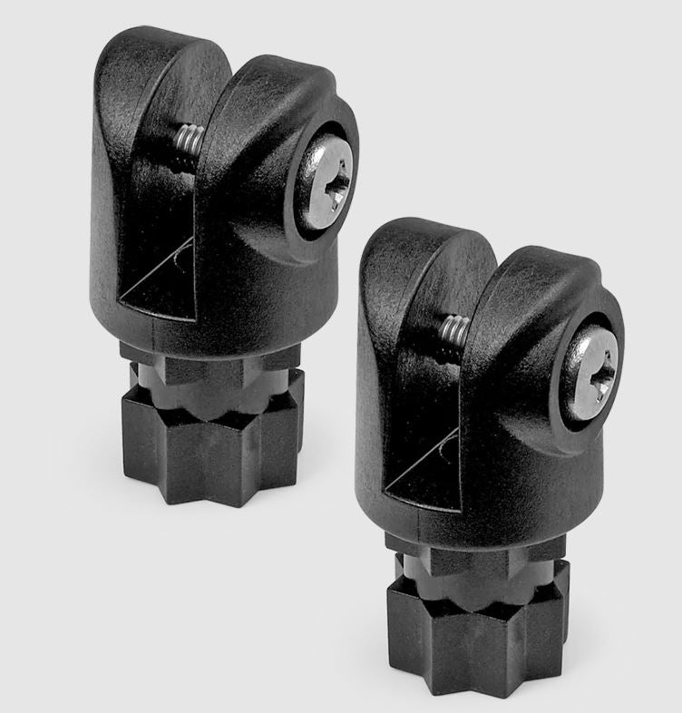 CLEVIS/BIMINI SUPPORT PAIR (BLACK)