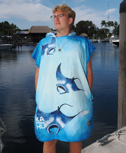 Hahalua - Ocean Angel Towel Poncho (Regular)