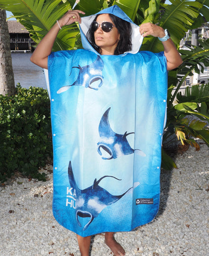 Hahalua - Ocean Angel Towel Poncho (Regular)