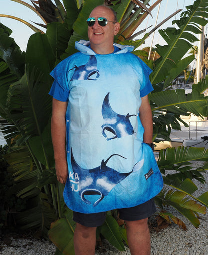 Hahalua - Ocean Angel Towel Poncho (Regular)
