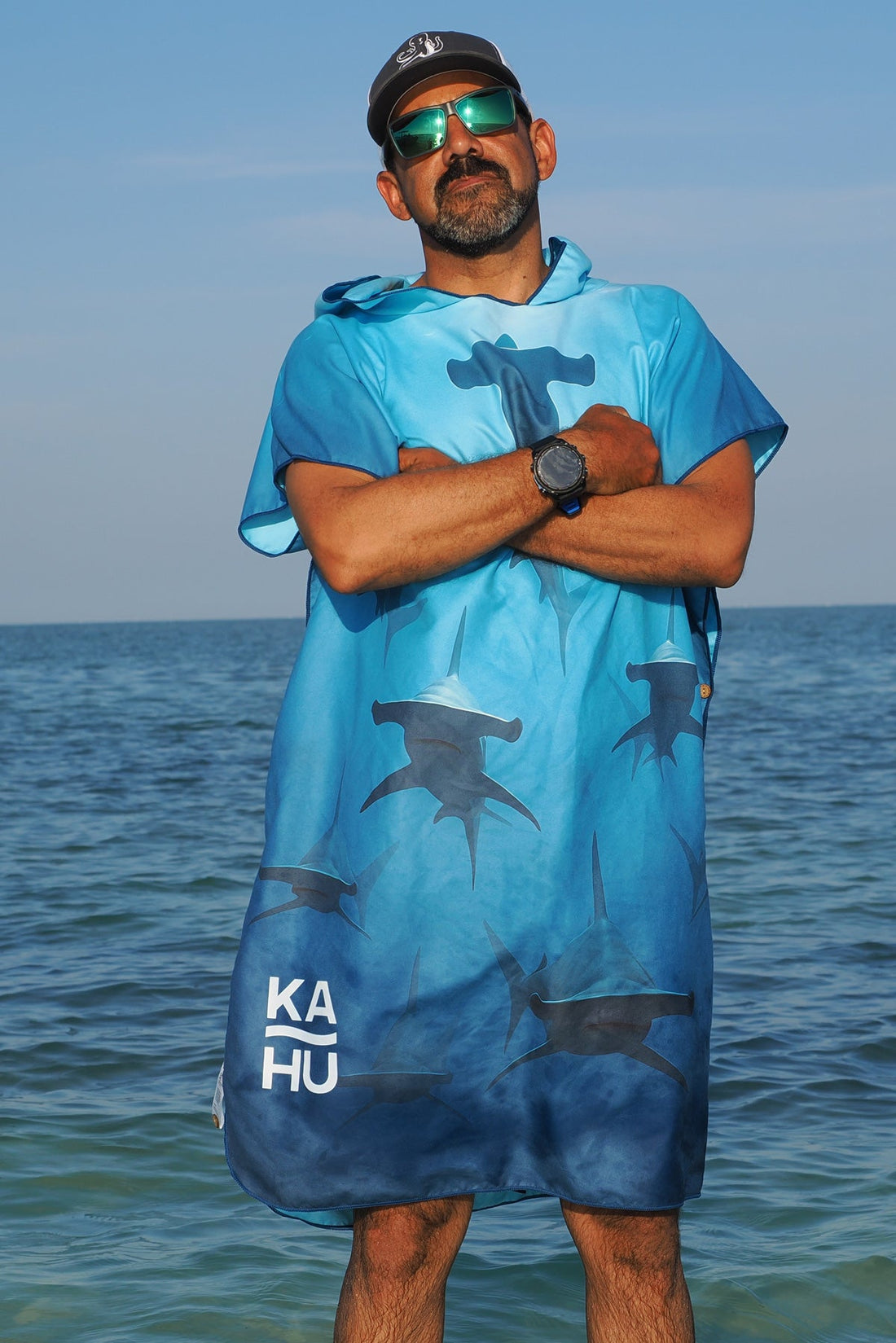 Kahu Mano Nui Towel Poncho (Regular)