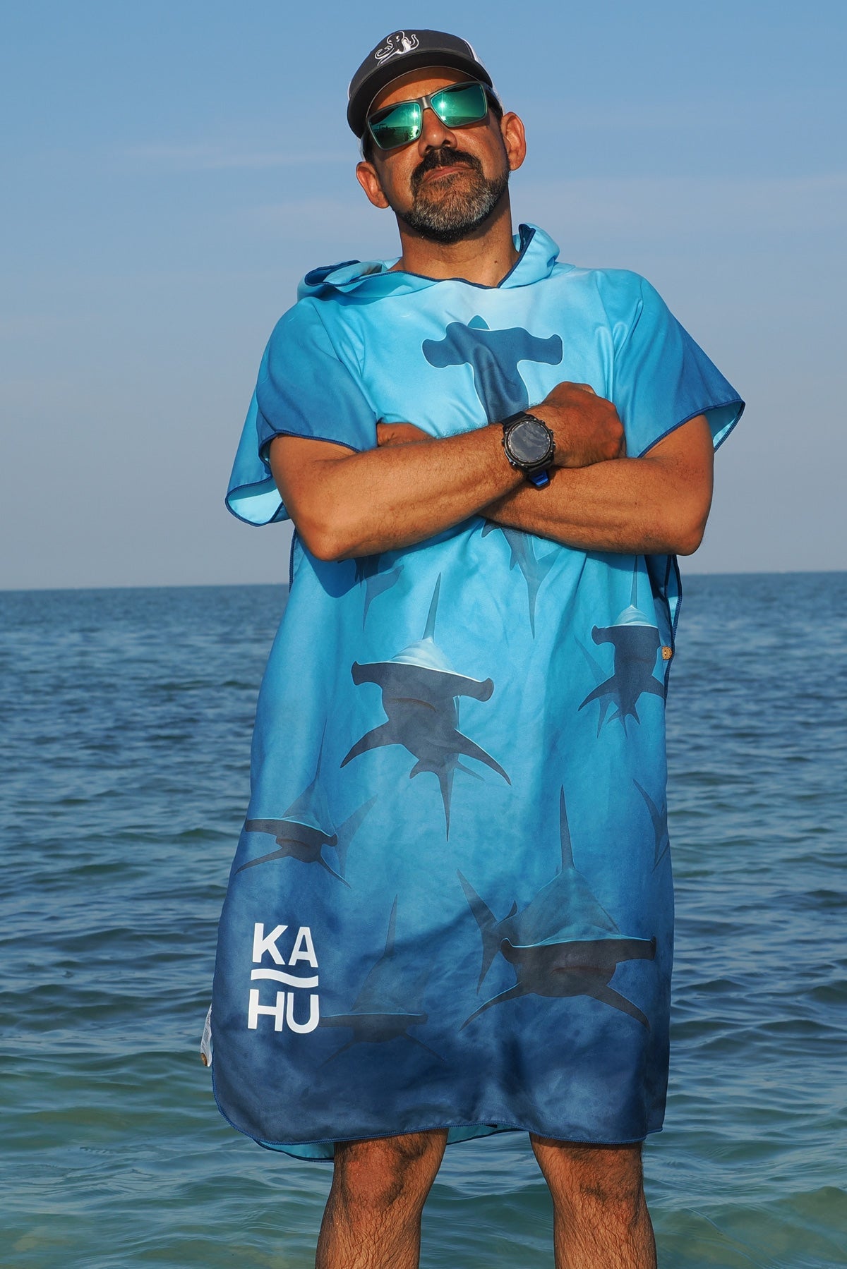 Kahu Mano Nui Towel Poncho (Regular)