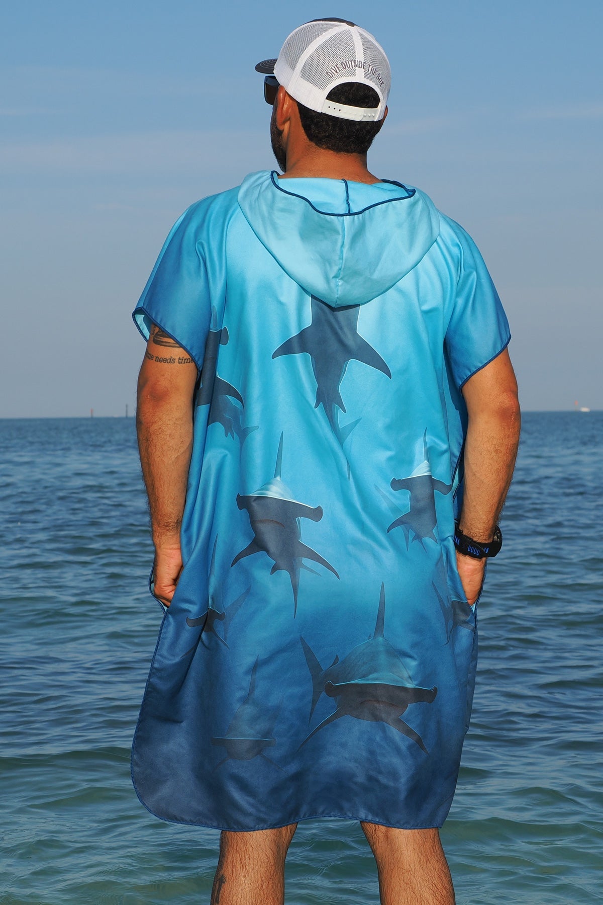 Kahu Mano Nui Towel Poncho (Regular)