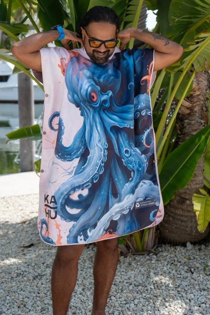 Kahu Manu Towel Poncho (Regular)