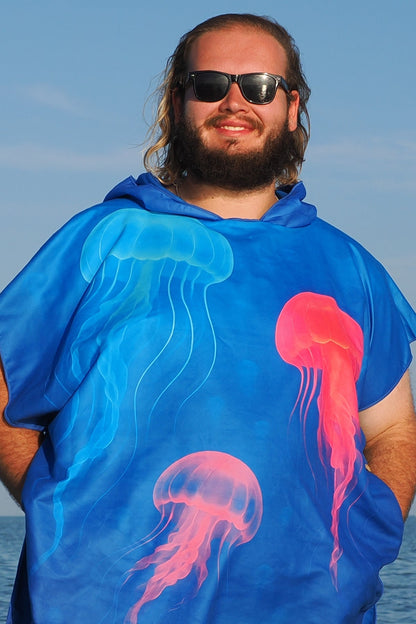 Pololia - Jelly Fish Towel Poncho (Max)