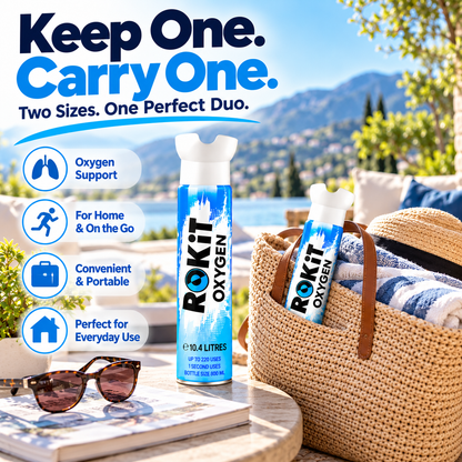 ROKiT Oxygen Buy 1 Get 1 FREE | 10.4L Full Size + FREE 6L Travel Size