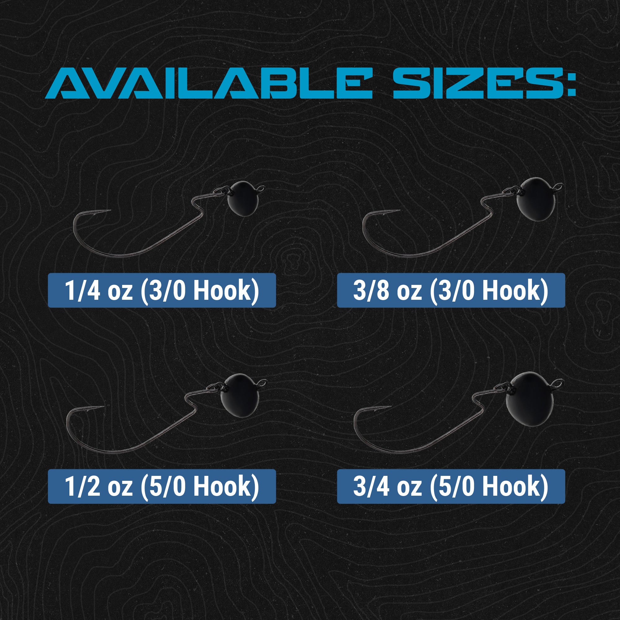 Reaction Tackle Lead Swing Football Jigs - 5-PACK