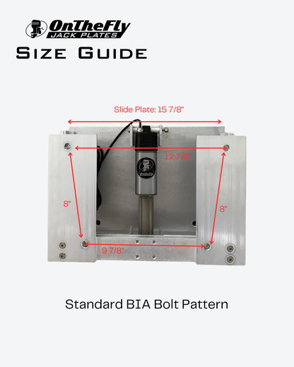 Large Plug and Play Electric Jack Plate (up to 90hp) | On The Fly Jack Plates