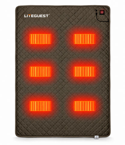 LITEGUEST 6-Zone Heated Tent Floor Mat | Large USB Heated Camping Mat