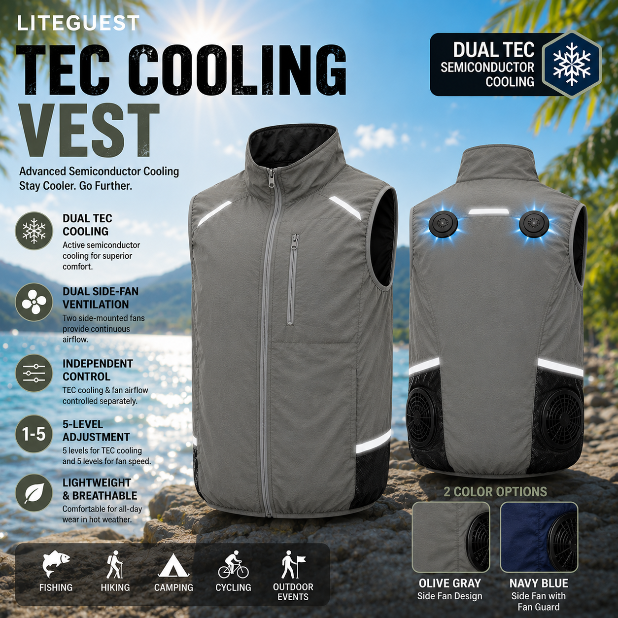 LITEGUEST TEC Cooling Vest | Advanced Semiconductor Cooling
