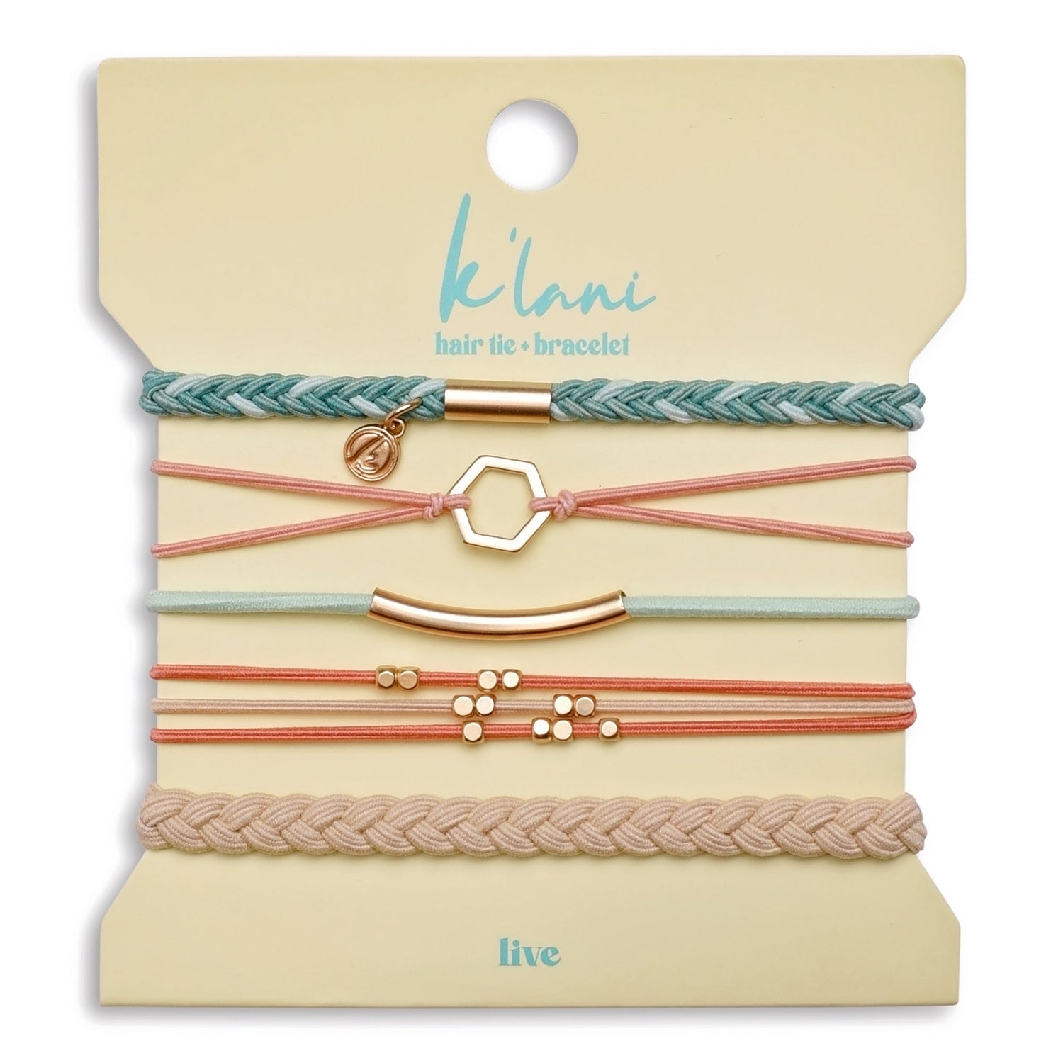 Live - Hair Tie Bracelets