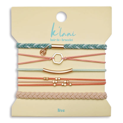 Live - Hair Tie Bracelets