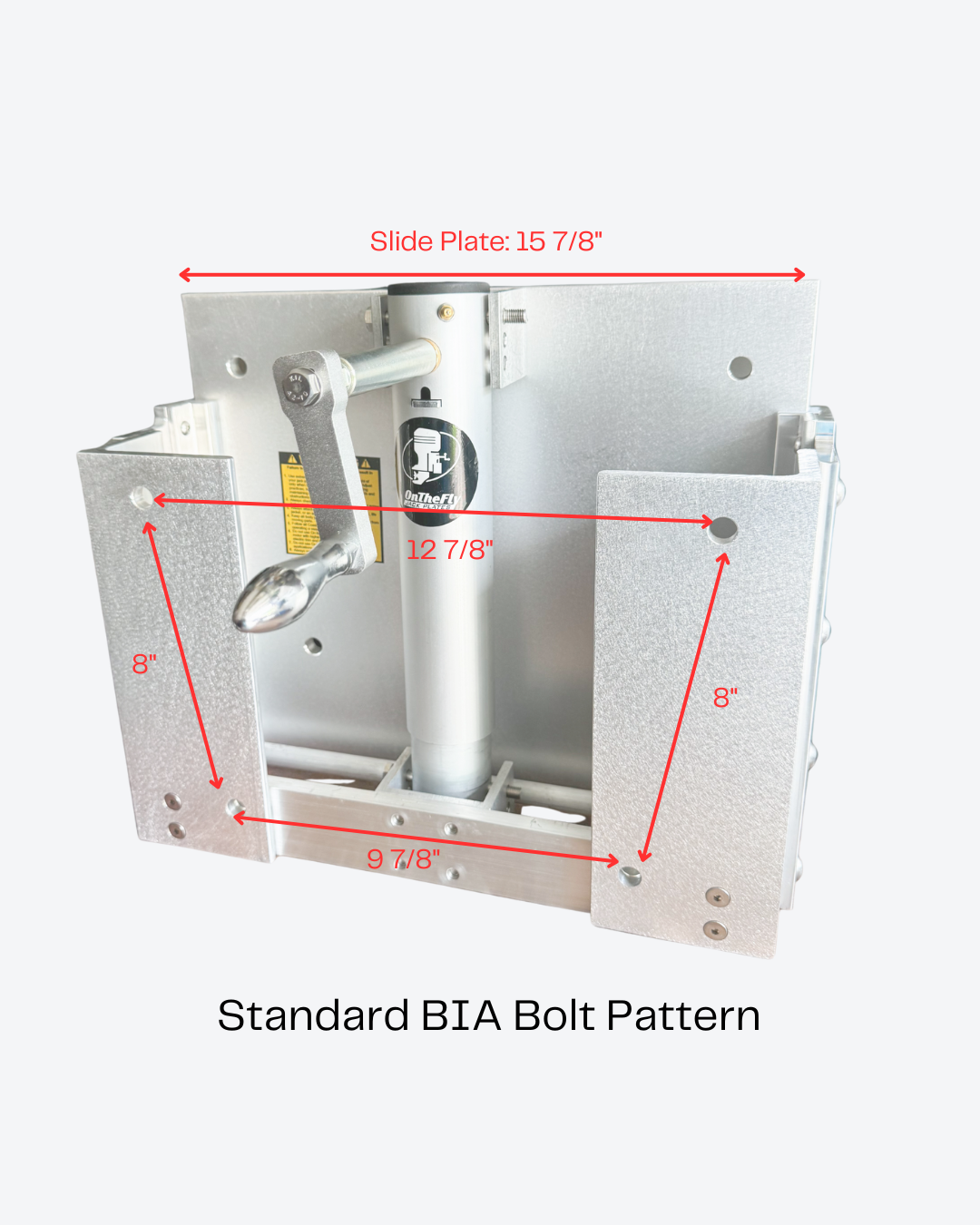 Large Manual Jack Plate (up to 50hp motors) | On The Fly Jack Plates