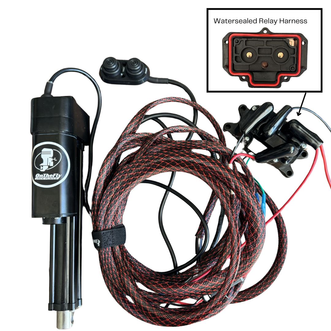 Large Electric Jack Plate (up to 90hp) | On The Fly Jack Plates