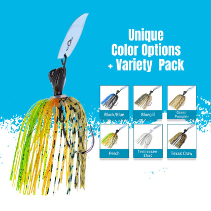 Reaction Tackle Lead Breaker Jigs- 3-Pack; Durable Fishing Jigs for Freshwater &amp; Saltwater