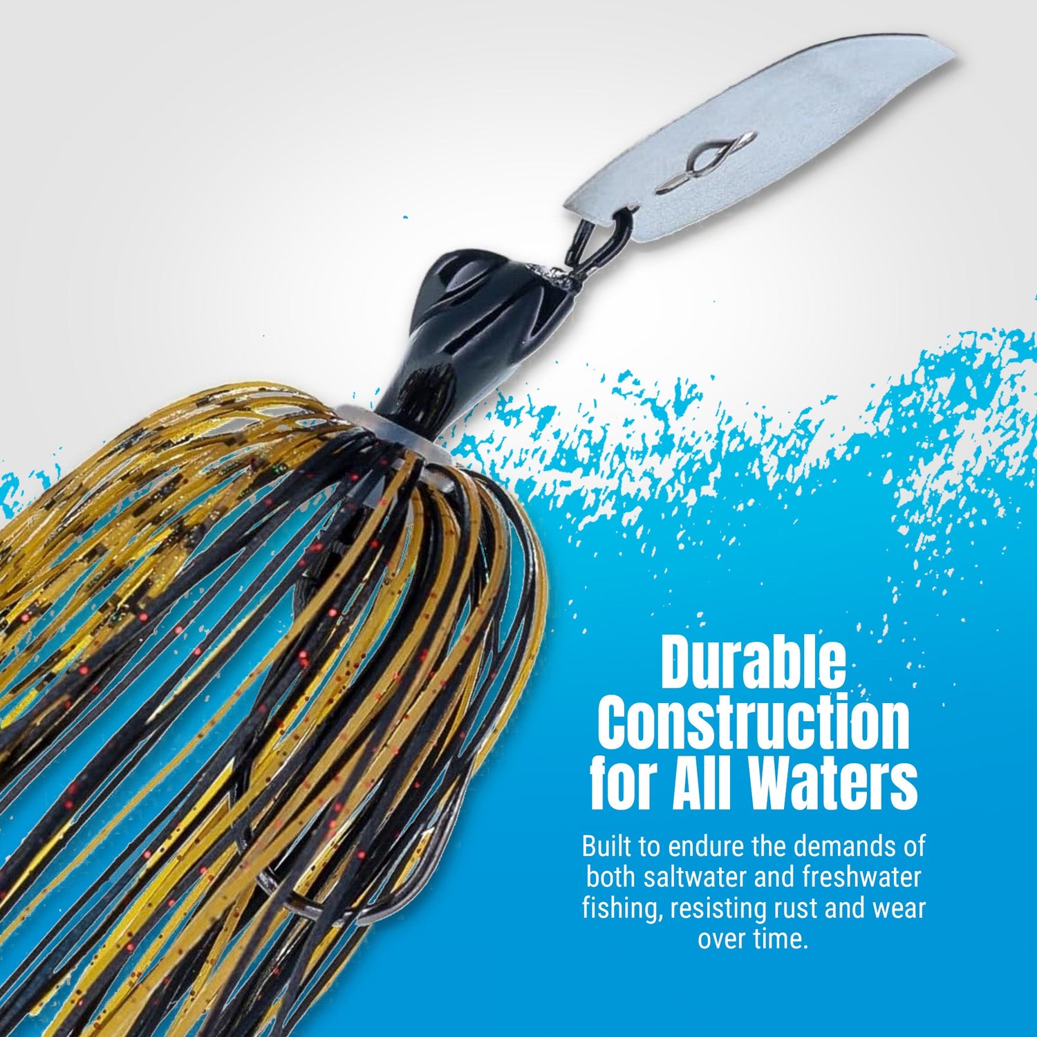 Reaction Tackle Lead Breaker Jigs- 3-Pack; Durable Fishing Jigs for Freshwater &amp; Saltwater