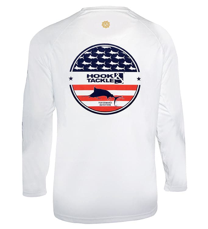 Youth Fins &amp; Stripes UV Fishing Shirt (8-20)