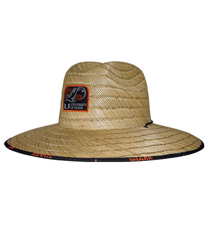 University of Miami Shark Research Straw Hat