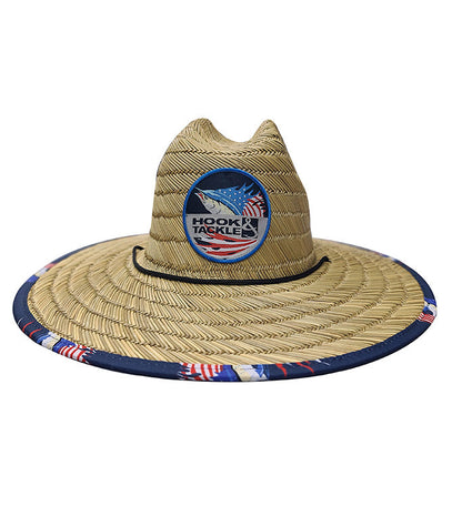 Sails &amp; Stripes Straw Hat