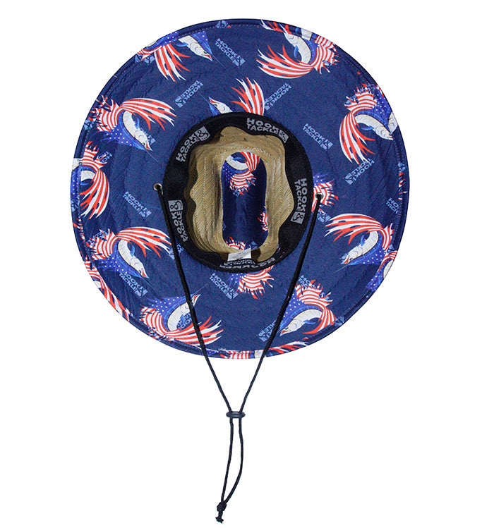 Sails &amp; Stripes Straw Hat