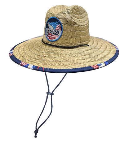 Sails &amp; Stripes Straw Hat